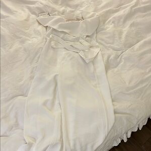 Babaton White Jumpsuit